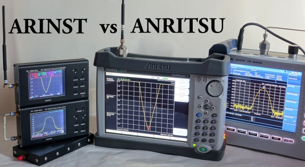 Сравнительный обзор портативных СВЧ приборов Arinst vs Anritsu