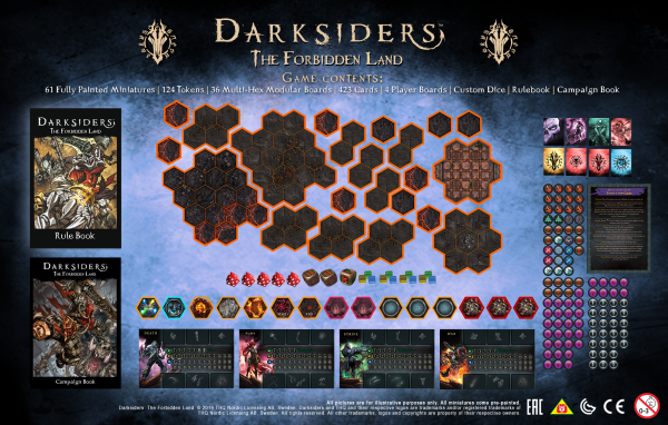 Подробности настольной игры Darksiders: The Forbidden Land