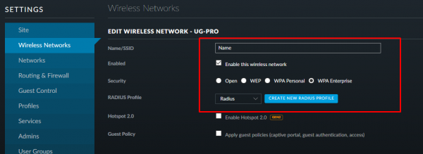 WiFi Enterprise. FreeRadius + FreeIPA + Ubiquiti