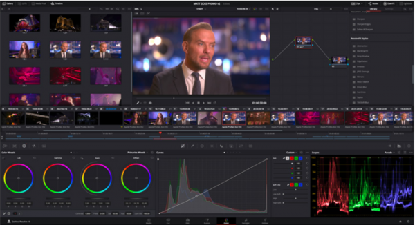 Релиз профессионального видеоредактора DaVinci Resolve 16