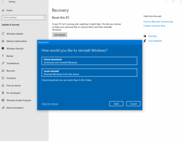В Windows 10 появилась возможность скачать образ из облака: краткая инструкция