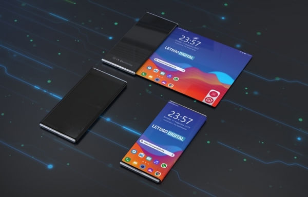 LG проектирует смартфон с дисплеем-обёрткой