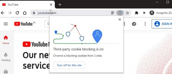 В состав Chrome включена поддержка блокировки сторонних Cookie в режиме инкогнито