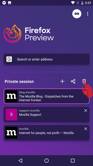 Доступен браузер Firefox Preview 2.0 для Android 