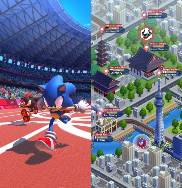Мобильная Sonic at the Olympic Games — это признание авторов в любви к Токио