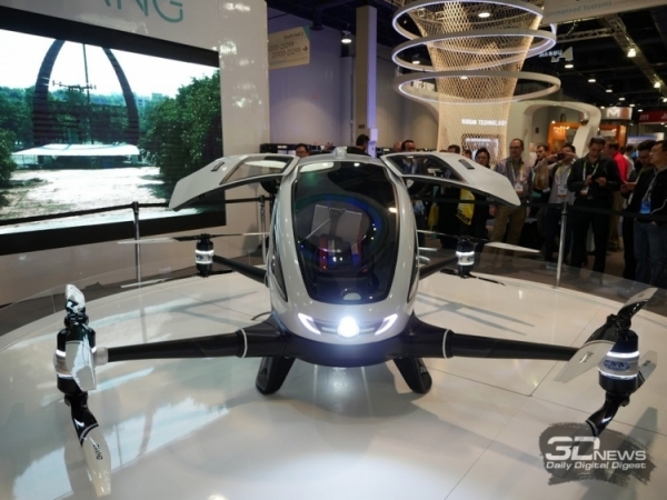 Китай может стать первой в мире страной с регулярными перевозками пассажиров беспилотными дронами
