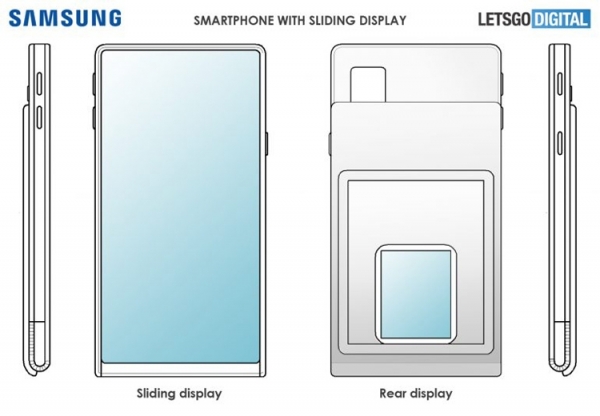 Samsung проектирует смартфон-слайдер с поворотной камерой