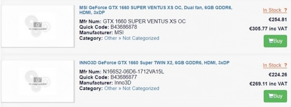 NVIDIA GeForce GTX 1660 Super будет отличаться лишь памятью GDDR6