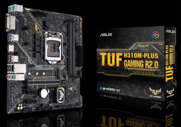 ASUS TUF H310M-Plus Gaming R2.0: плата с поддержкой Aura Sync RGB для игрового ПК