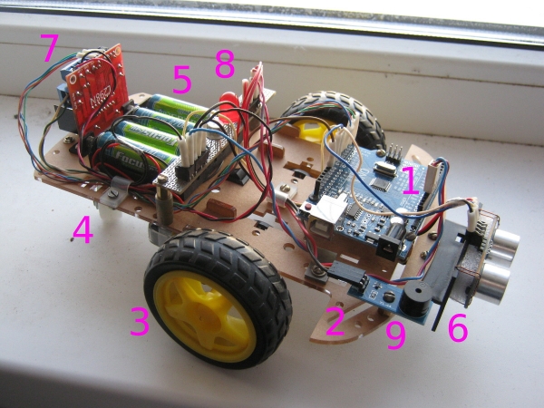 Опыт создания первого робота на Ардуино (робот-«охотник»)