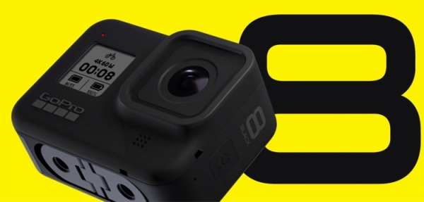 Дебют камеры GoPro Hero8 Black: стабилизация HyperSmooth 2.0 и цифровые объективы