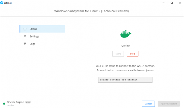 Разработка с Docker на Windows Subsystem for Linux (WSL)