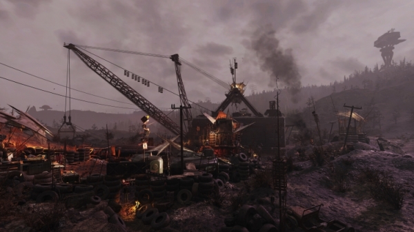 Приют сектантов, подземелье и персонажи на скриншотах обновления Wastelanders для Fallout 76