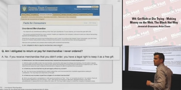 Конференция BLACK HAT USA. Разбогатеть или умереть: зарабатываем в Интернете методами Black Hat. Часть 3