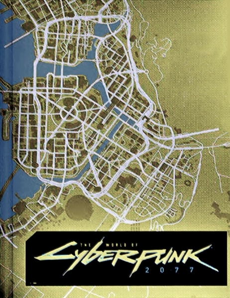 Благодаря книге по Cyberpunk 2077 в Сети появилась часть карты игрового мира