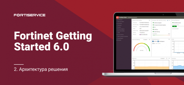 2. Fortinet Getting Started v 6.0. Архитектура решения