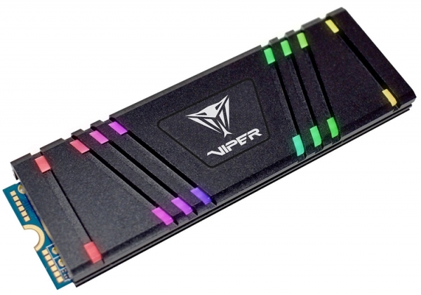Накопители Patriot Viper Gaming VPR100 RGB M.2 NVMe SSD снабжены подсветкой
