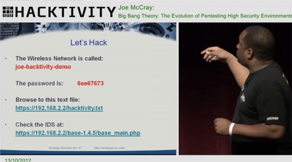 Конференция HACKTIVITY 2012. Теория большого взрыва: эволюция пентестинга в условиях повышенной безопасности. Часть 1