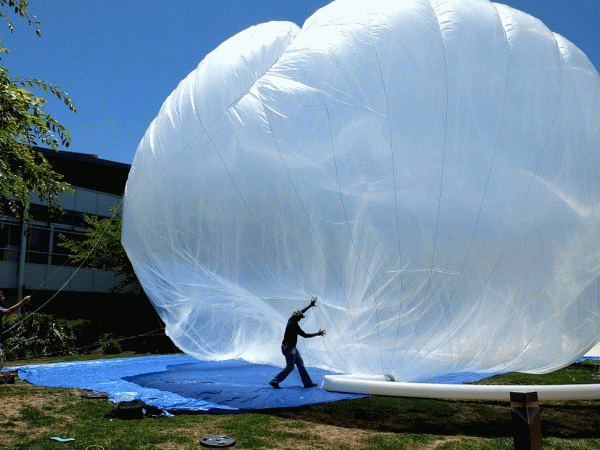 Интернет на воздушных шарах