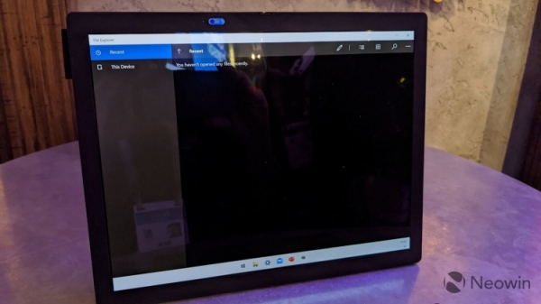 Вот так на Windows 10X может выглядеть Проводник,&nbsp;«Пуск» и настройки