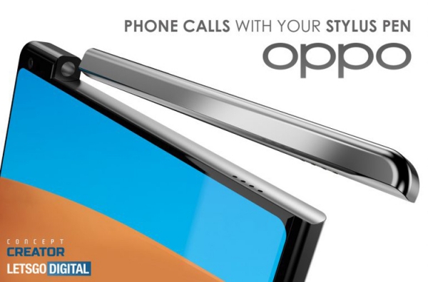 OPPO предложила смартфон со съёмным многофункциональным стилусом