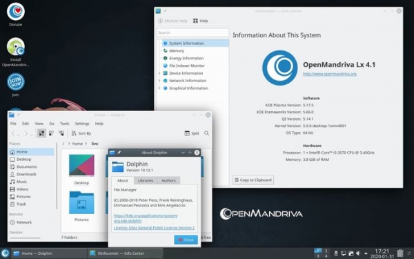 Релиз дистрибутива OpenMandriva Lx 4.1