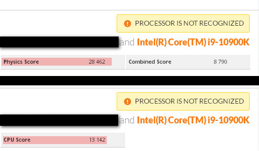 Десять ядер против двенадцати: Intel Core i9-10900K оказался быстрее AMD Ryzen 3900X в 3DMark