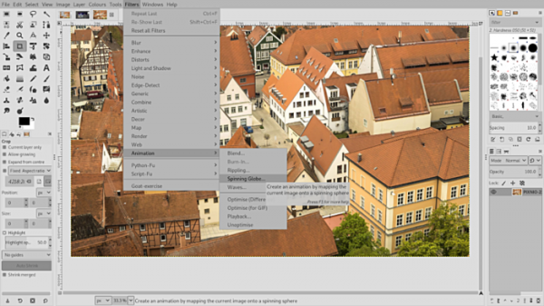 Второй выпуск Glimpse, форка графического редактора GIMP