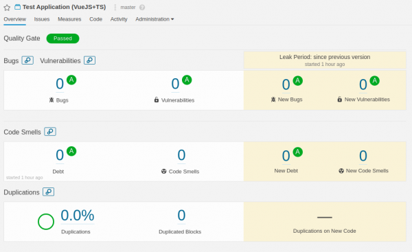 Интеграция проекта VueJS+TS с SonarQube