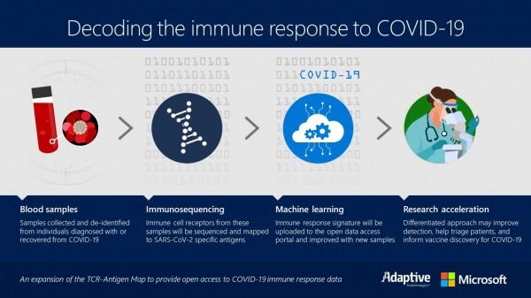 Microsoft и Adaptive Biotechnologies помогут с поиском вакцины против коронавируса