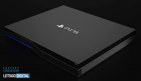 Новый дизайн консоли Sony PlayStation 5: концепт-рендеры и анимация