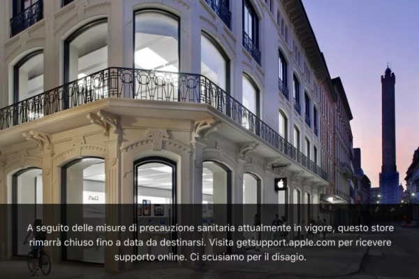 Apple закрыла все свои магазины в Италии из-за коронавируса