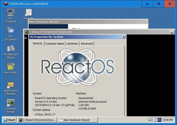 Релиз операционной системы ReactOS 0.4.13