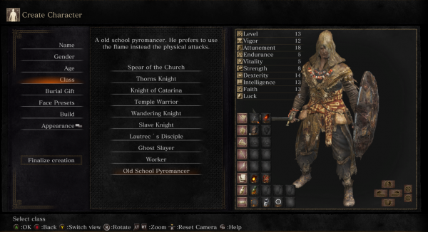 Для Dark Souls 3 вышла модификация, добавляющая 10 новых классов персонажа