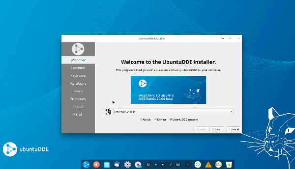 Бета-версия дистрибутива UbuntuDDE с рабочим столом Deepin