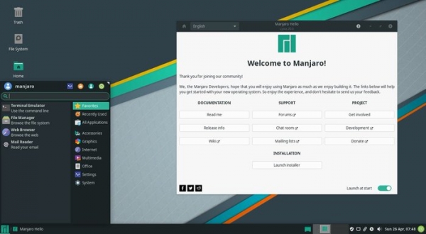 Релиз дистрибутива Manjaro Linux 20.0