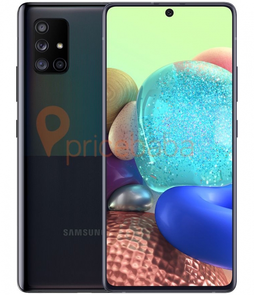 Смартфон Samsung Galaxy A71 5G с квадрокамерой предстал на качественных рендерах