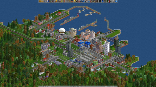 Новый выпуск OpenTTD 1.10, свободного симулятора транспортной компании 