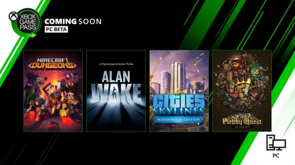 Новое в Xbox Game Pass: Alan Wake, Cities: Skylines, Minecraft Dungeons и Plebby Quest: The Crusades