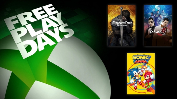 Бесплатные выходные на Xbox One: Sonic Mania, Yakuza 0 и Kingdome Come: Deliverance