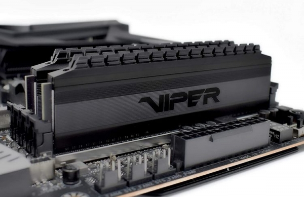 Patriot представила комплекты Viper 4 Blackout из 32-Гбайт модулей памяти DDR4