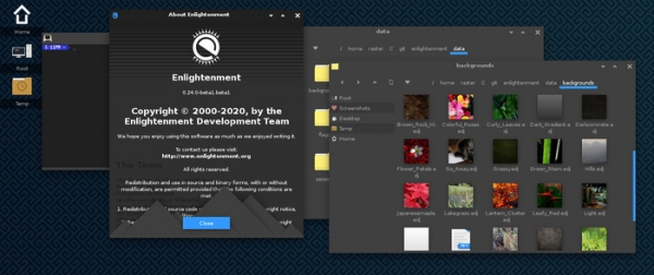 Выпуск пользовательского окружения Enlightenment 0.24 