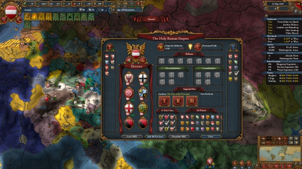 Europa Universalis IV: Emperor — новые средства императорской власти появятся уже 9 июня