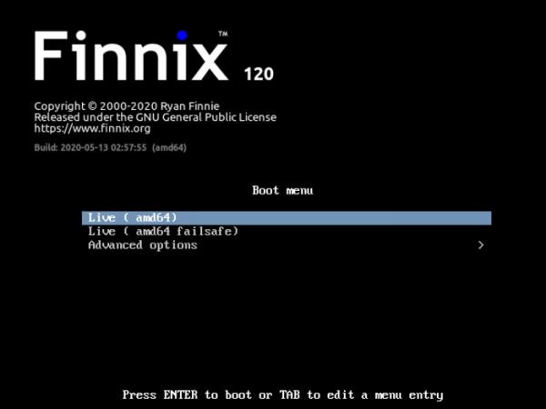 Выпуск Finnix 120, Live-дистрибутива для системных администраторов 