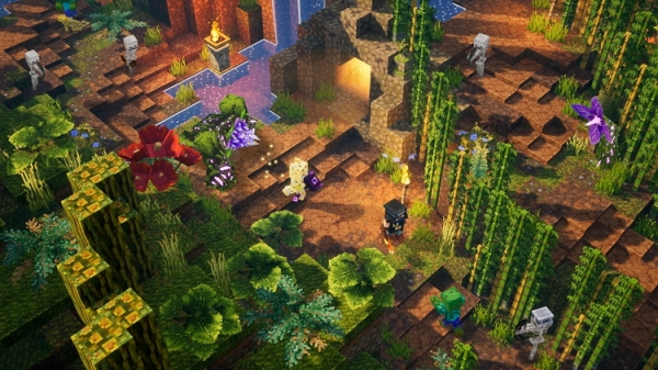 Mojang Studios представила первое дополнение к Minecraft Dungeons — Jungle Awakens