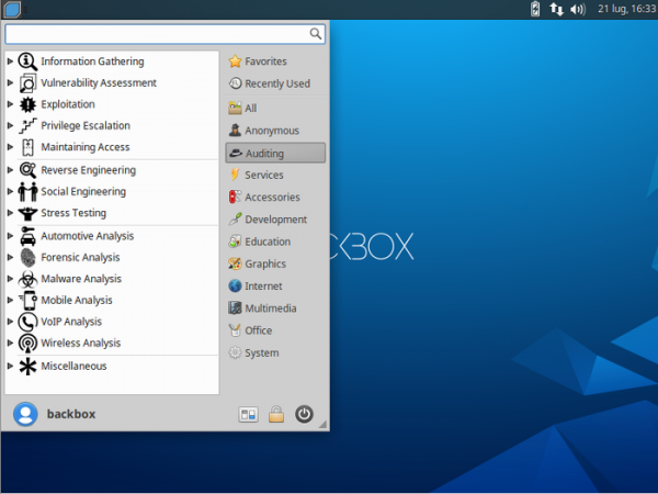 Выпуск BackBox Linux 7, дистрибутива для тестирования безопасности 