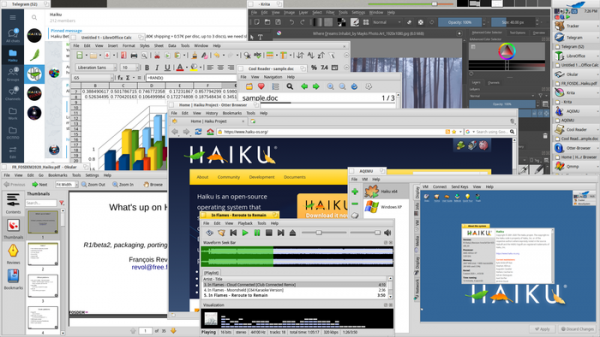 Второй бета-выпуск операционной системы Haiku R1 
