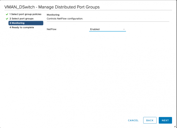 Настраиваем экспорт IPFIX на VMware vSphere Distributed Switch (VDS) и последующий мониторинг трафика в Solarwinds