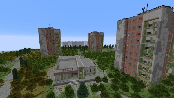 Игрок потратил 2 года на воссоздание Чернобыля в Minecraft — результат впечатляет