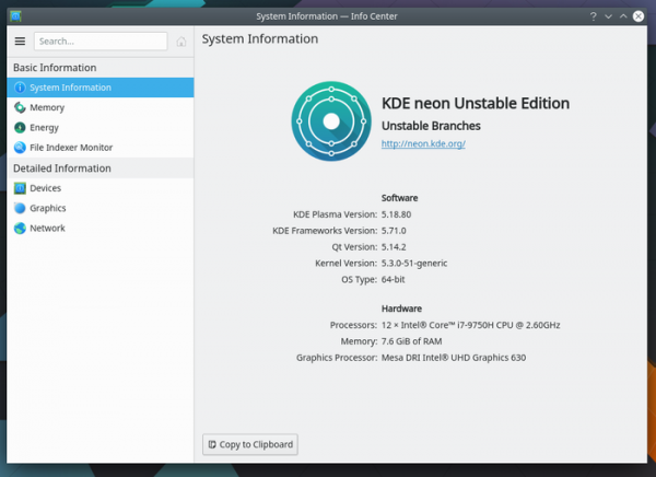 Релиз рабочего стола KDE Plasma 5.19